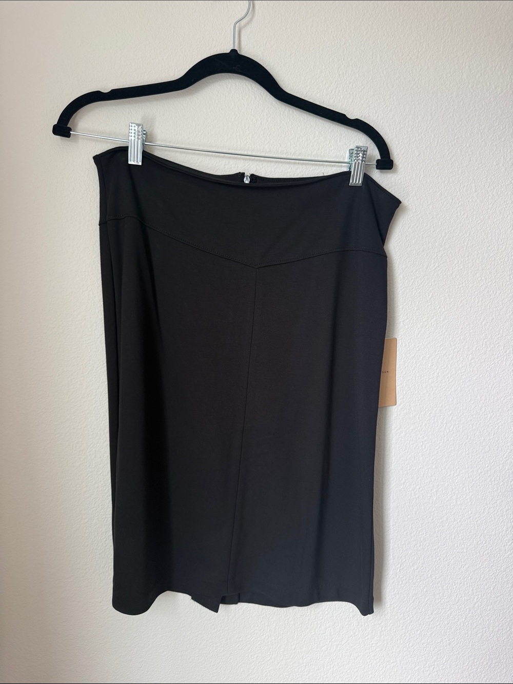 Halogen Black Midi Pencil Skirt